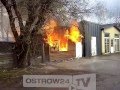 Pożar kiosku w Ostrowie Wlkp. - dla ostrow24 tv